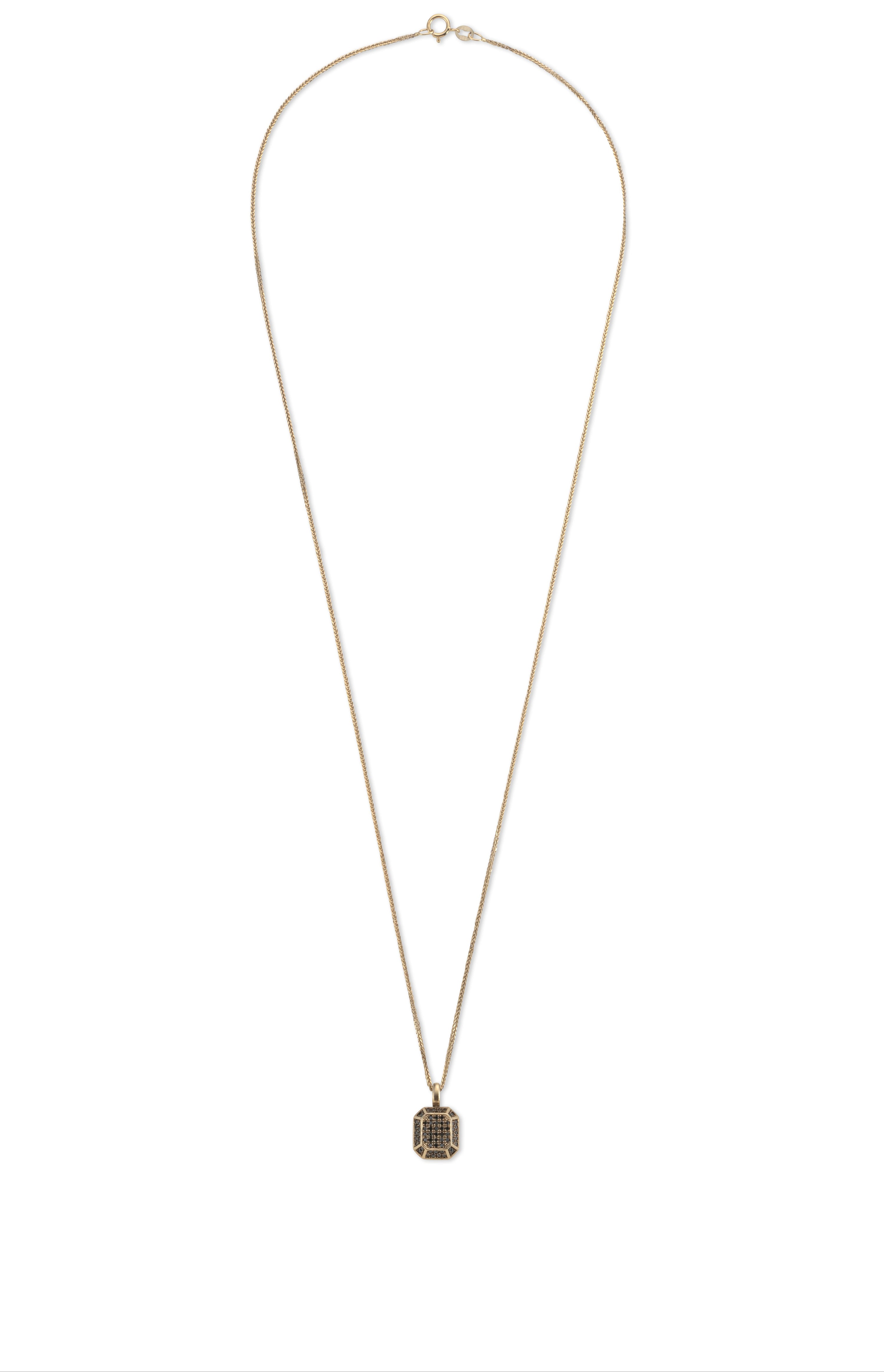 14k gold necklace with black diamonds classic maya geller. מיה גלר. מאיה גלר תכשיטים. שרשרשרת זהב לאישה. שרשרת זהב לגבר.