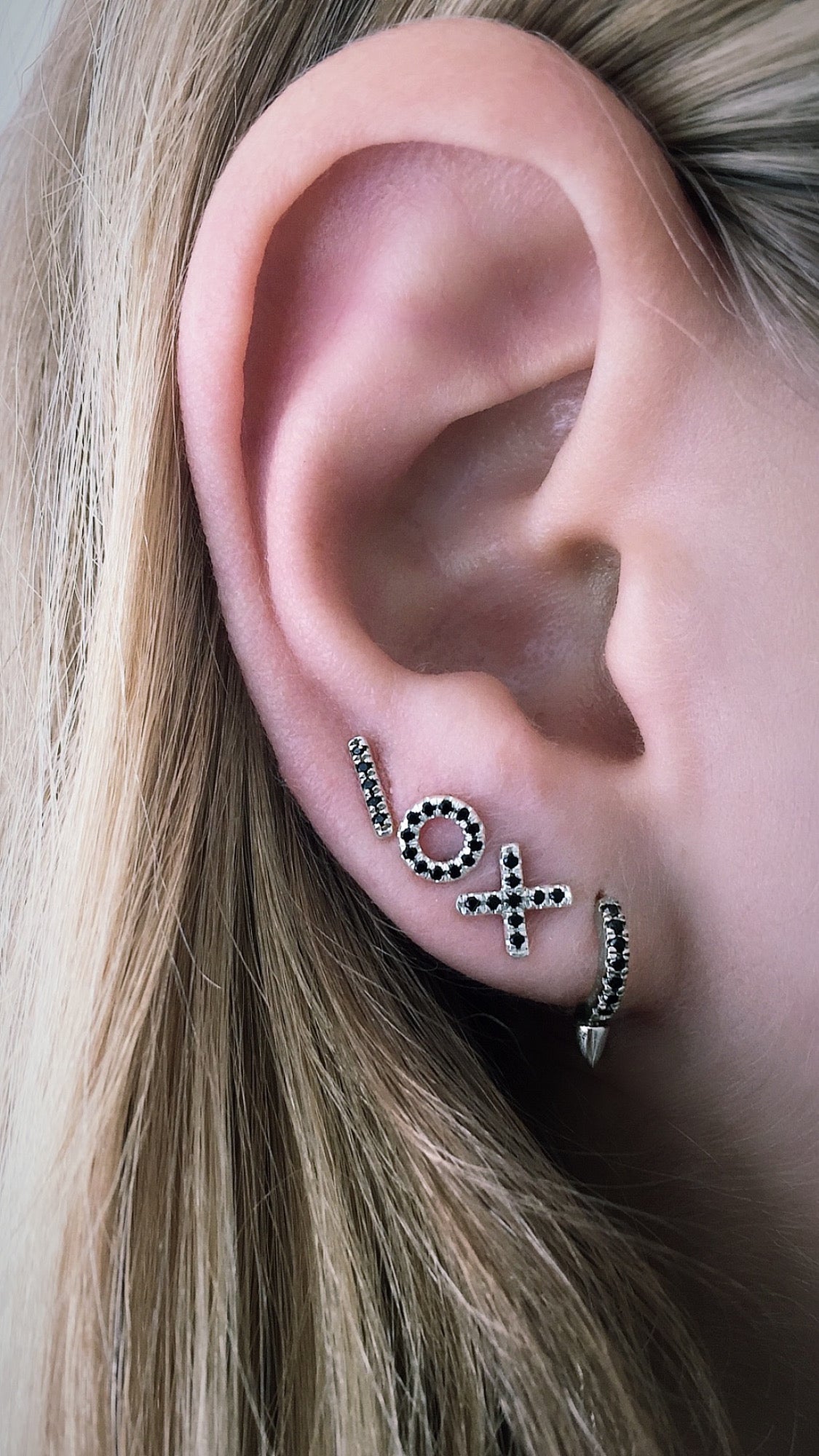 silver earrings mix by maya geller