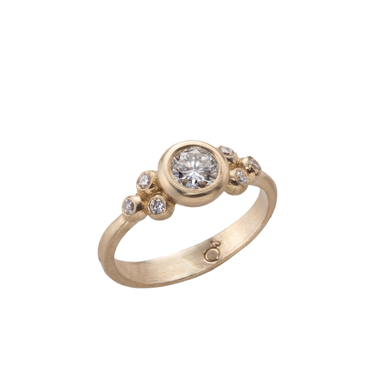 טבעת זהב אירוסין חצי קראט יהלומים gold engagement ring  0.5 carat diamond
