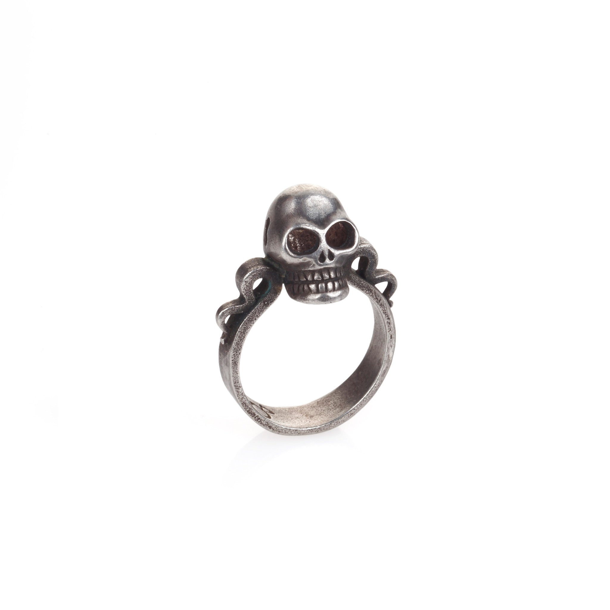silver prince skull ring