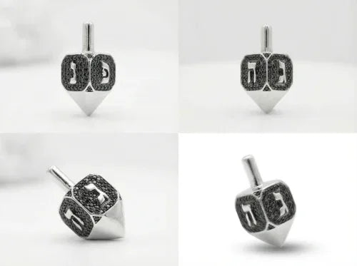Silver Dreidel - Maya Geller