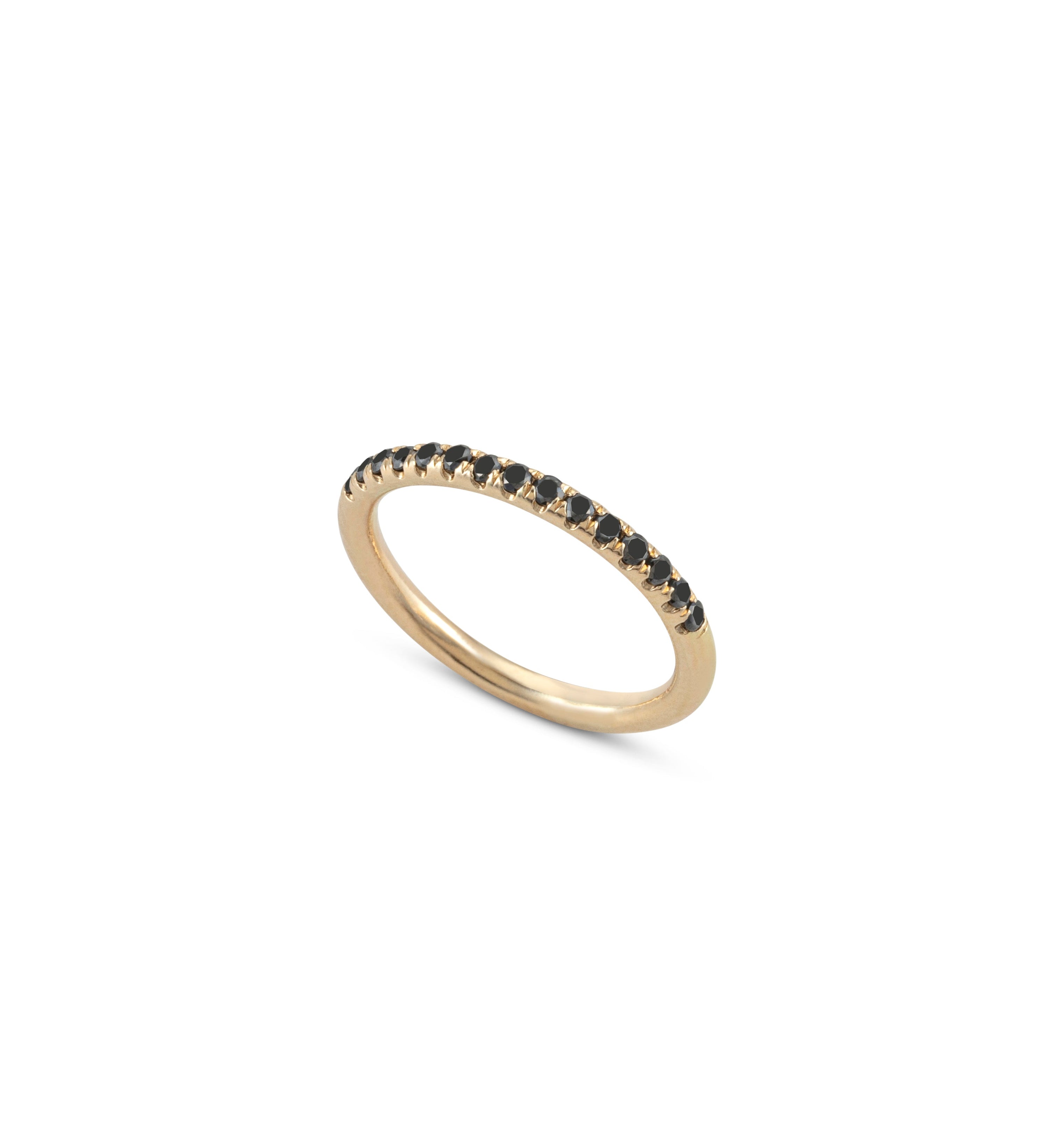 Gold ring with black diamonds Maya Geller