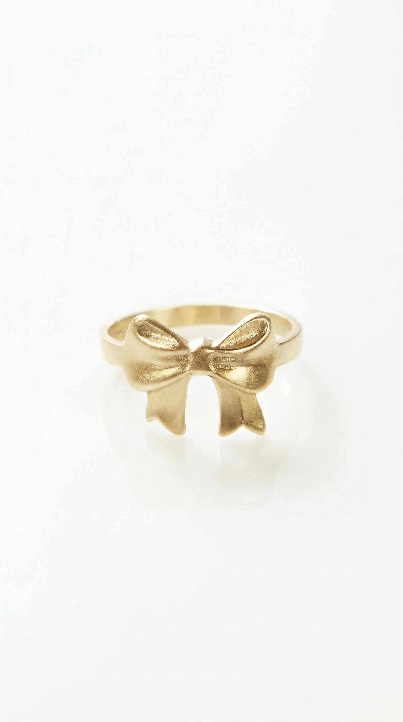טבעת פפיון זהב - מיה גלר gold bow ring by maya geller