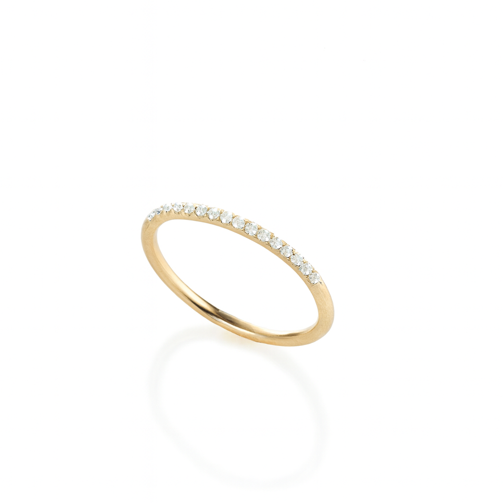 14k gold ring with diamonds