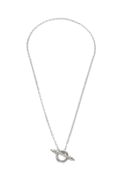 Loop Arrow Silver Necklace