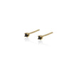 2 parts tiny earring 2mm black diamond studs.