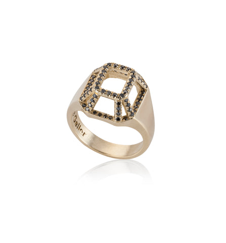 14k yellow gold highlights Toy Ring