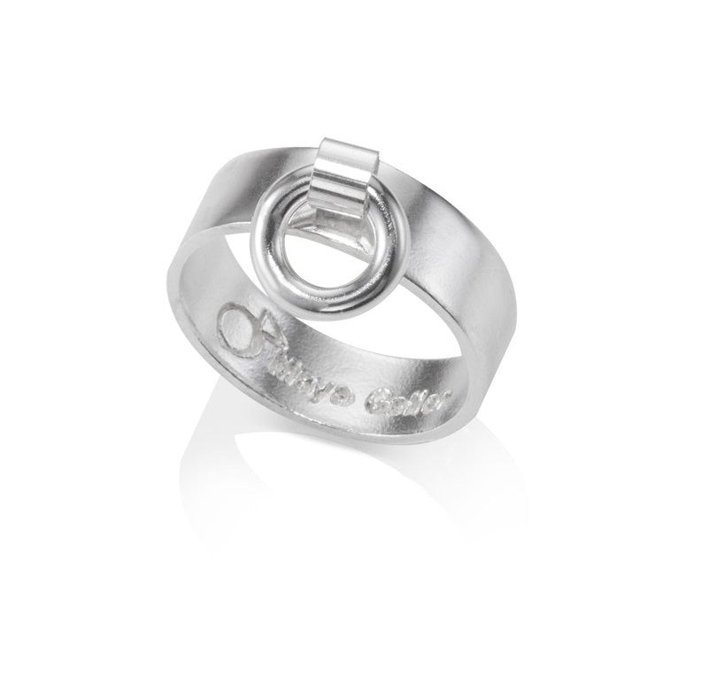 Silver knock ring