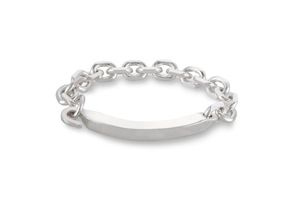 silver fav bracelet