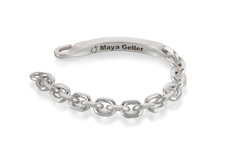 silver fav bracelet