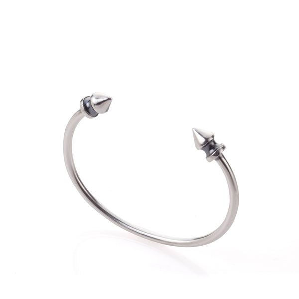 open silver bracelet