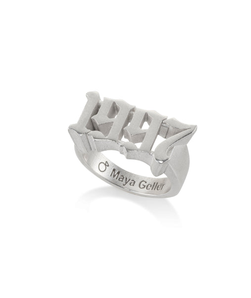 Silver Years ring - choose any year you want