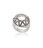 Silver round highlights Toy Ring