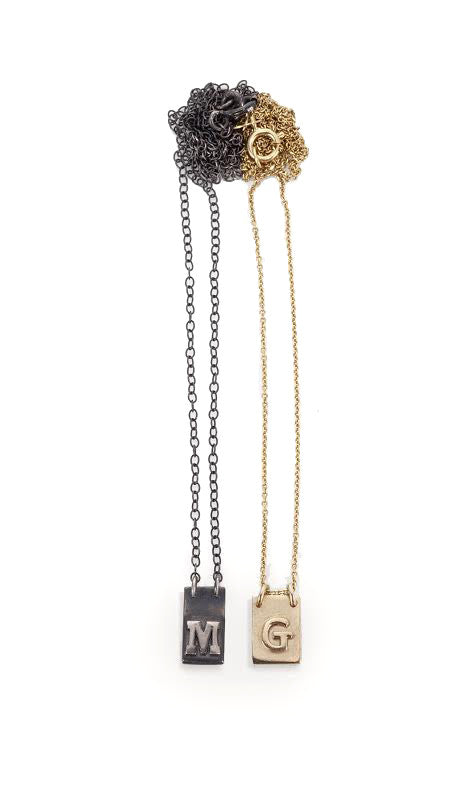 silver and gold necklaces maya geller