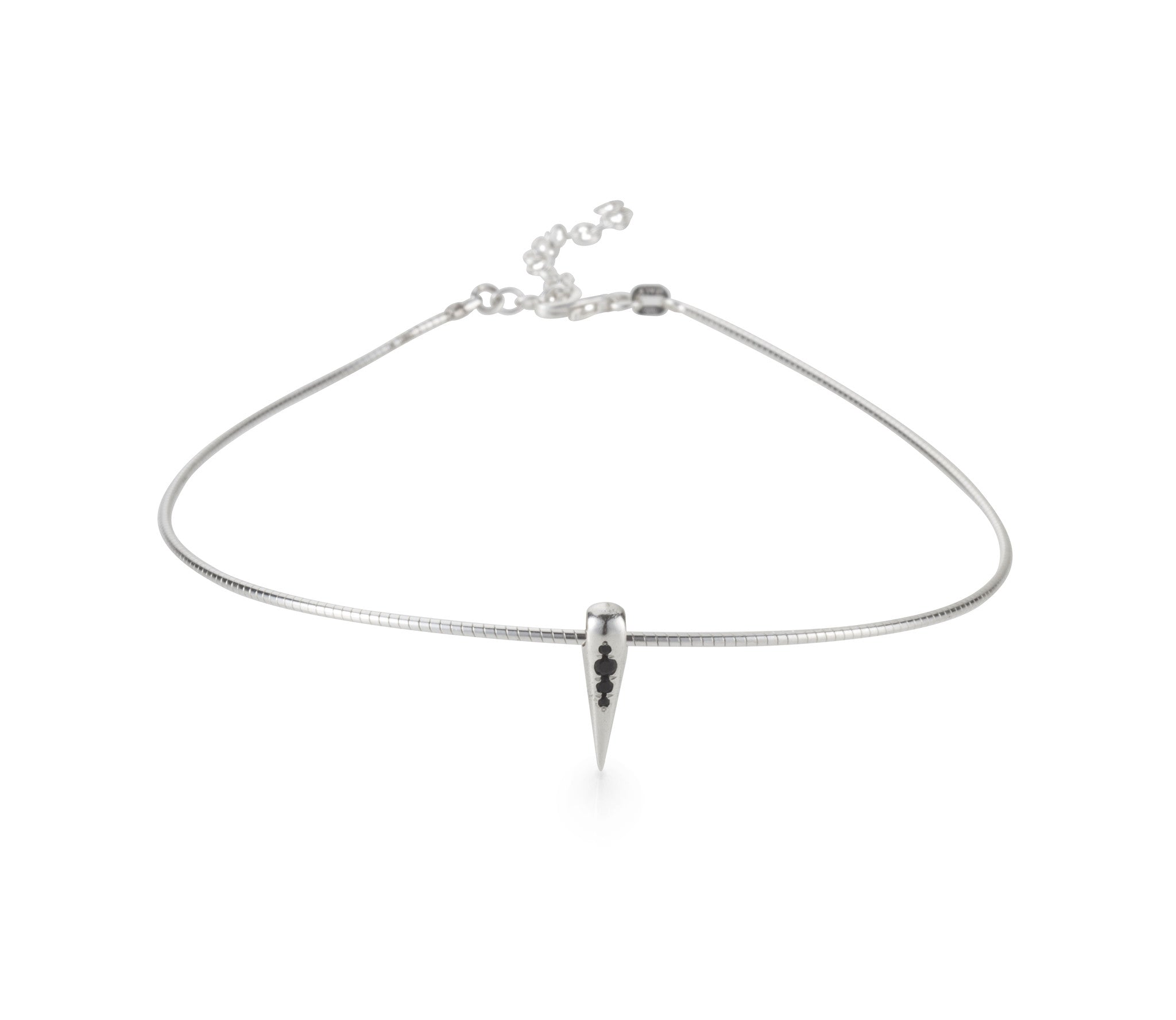 silver choker by maya geller